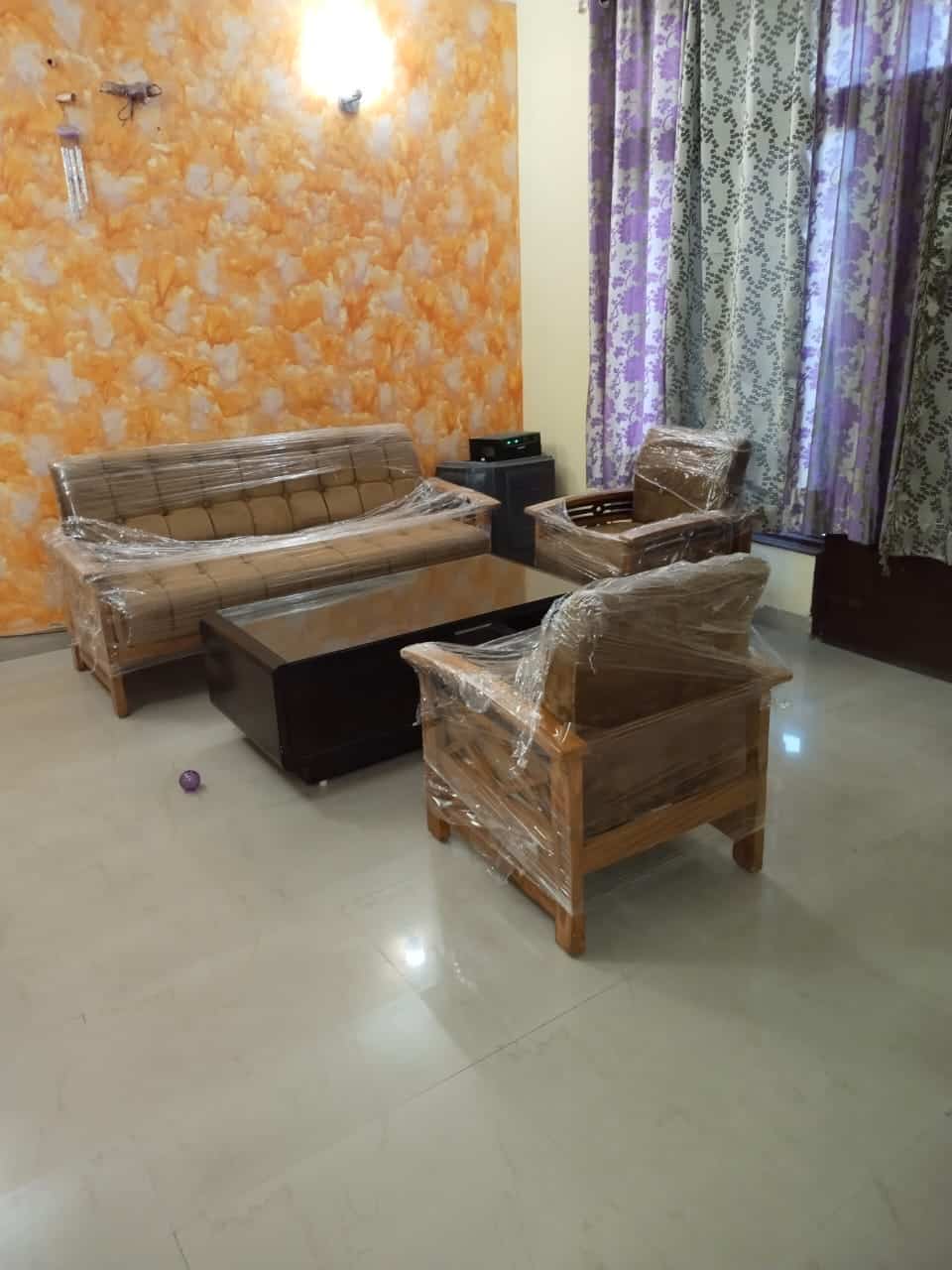 3BHK Semi Furnished Flat is Available For Rent in Maya Garden Phase-3 on VIP Road, Zirakpur.
