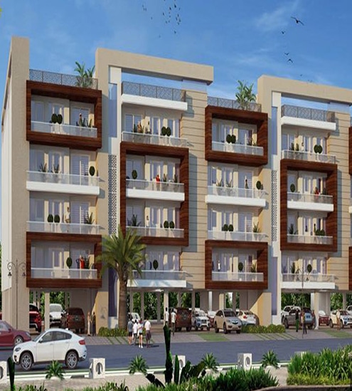 3BHK spacious Semi Furnished Flat Available for rent in Bliss Orra Society in Zirakpur Near By Chandigarh